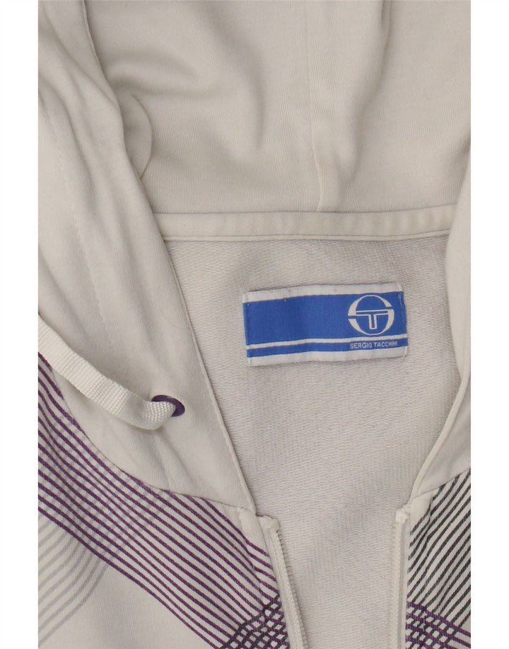 Maglia con cappuccio da donna Sergio Tacchini UK 8 piccoli quadri bianchi