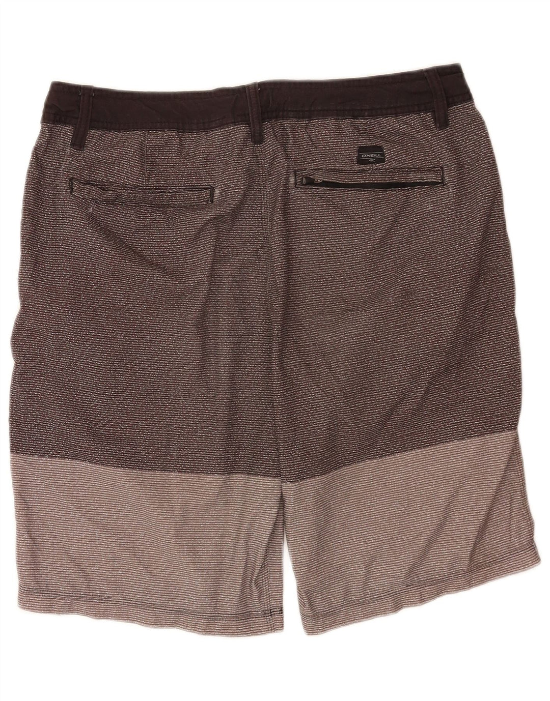 Pantaloncini chino da uomo O'Neill W34 poliestere gessato grande grigio