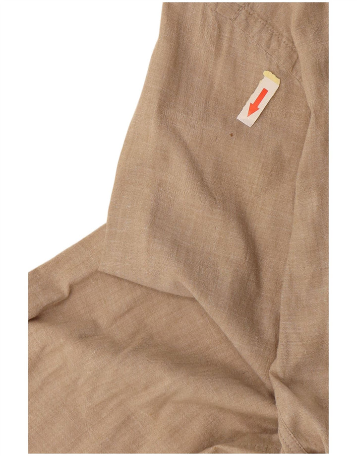 Camicia Kappa Uomo Large Beige In Cotone