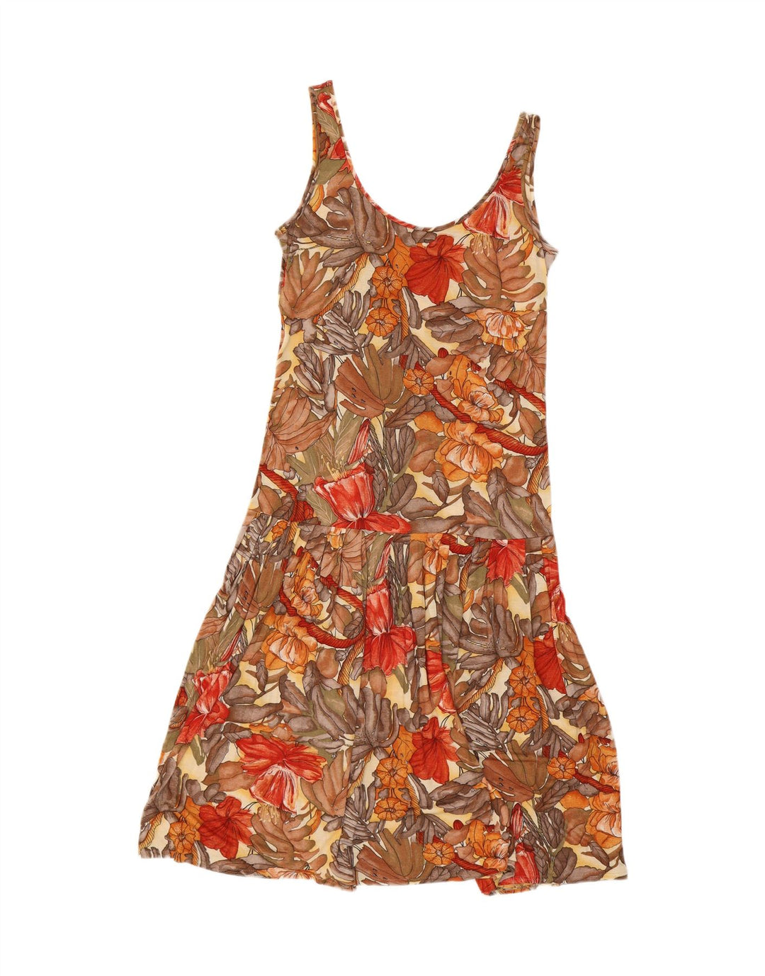 ST MICHAEL Womens Sundress UK 12 Medium Multicoloured Floral Viscose