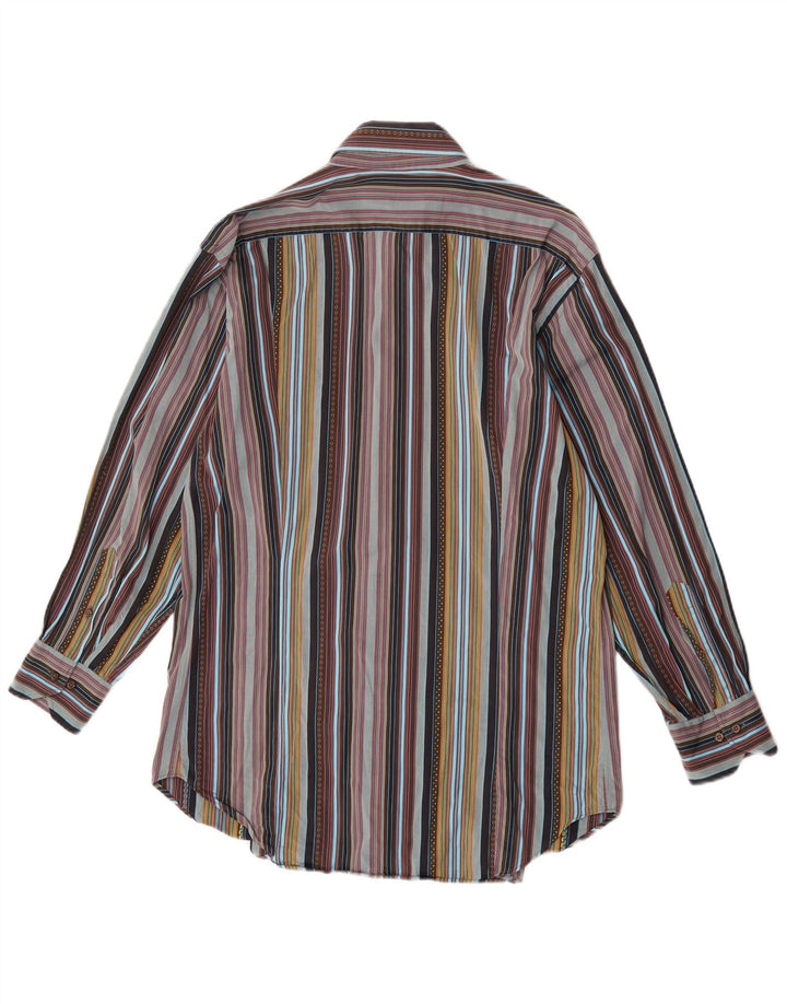 Camicia da uomo Etro taglia 43 a righe grandi multicolori