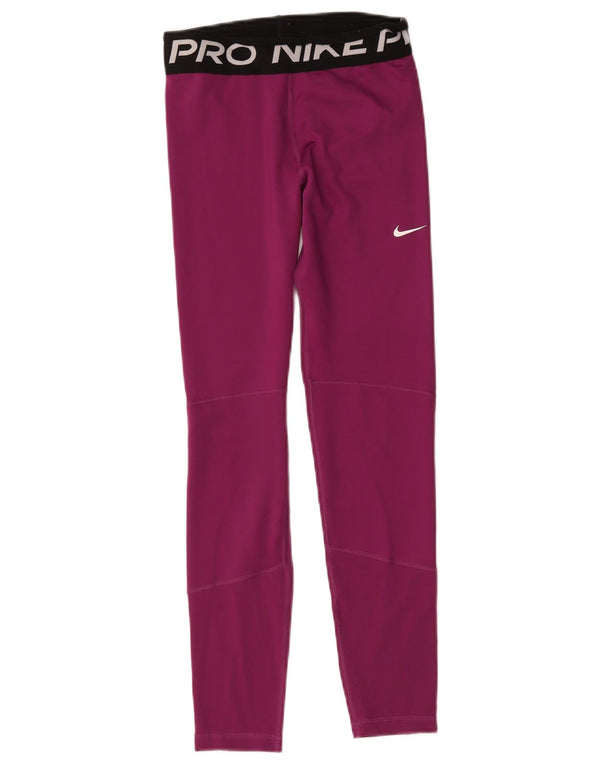 Leggings Nike Dri Fit Graphic per ragazze 12-13 anni Large Purple Colourblock