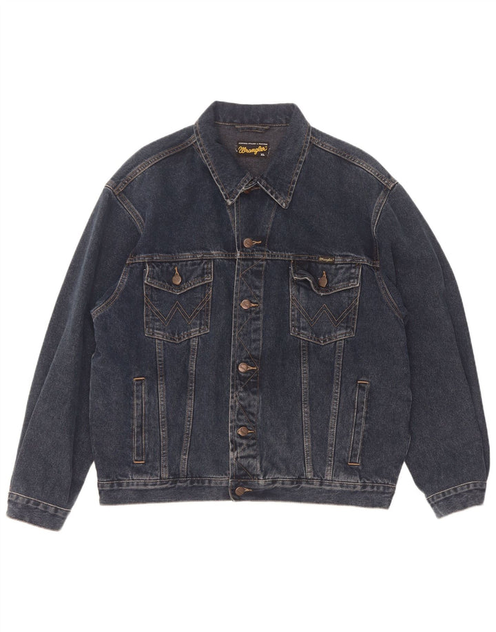 Giacca di jeans da uomo Wrangler UK 42 XL cotone blu