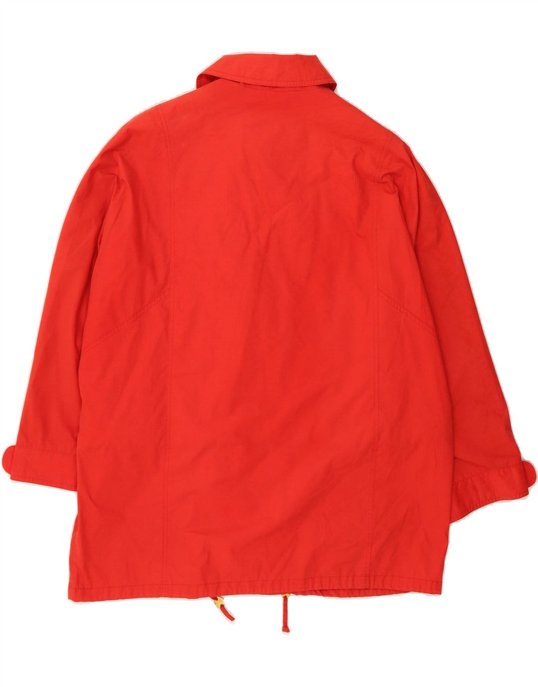 NAVY Womens Double Breasted Coat UK 20 2XL Red Polyester Vintage Navy and Second-Hand Navy from Messina Hembry 