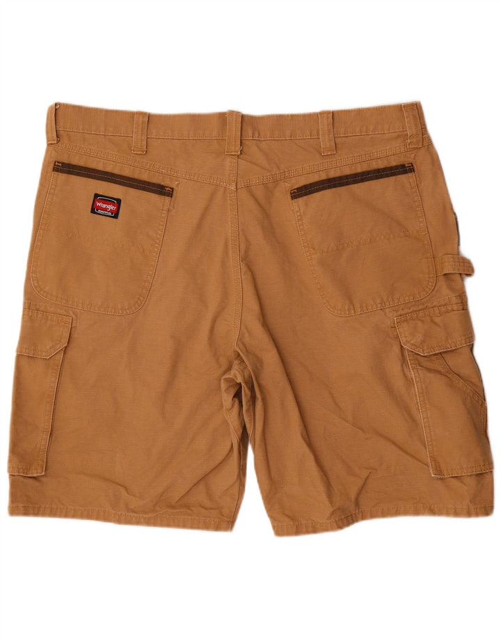 Pantaloncini cargo da uomo Wrangler W40 XL in cotone beige