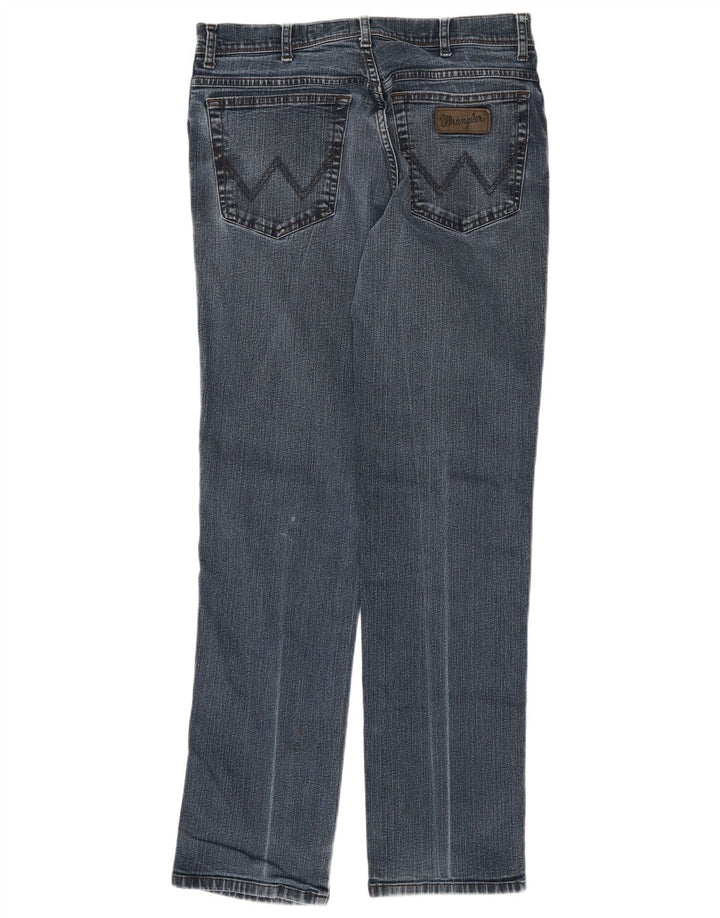 Jeans dritti da uomo Texas WRANGLER W33 L34 blu