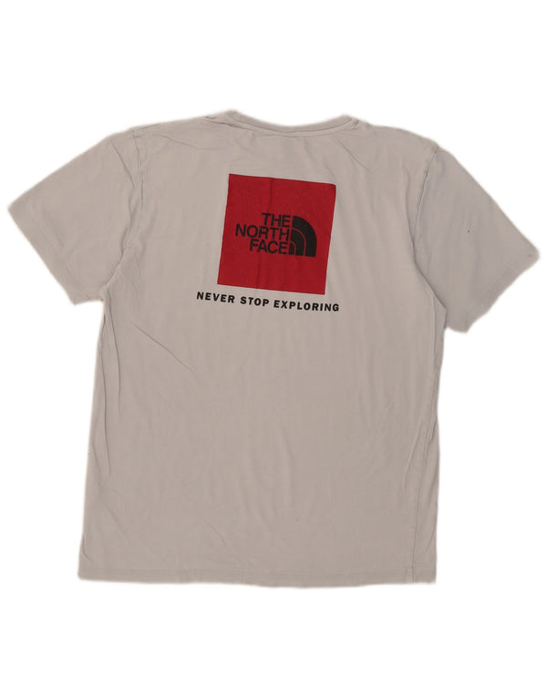 The North Face Mens Graphic T-Shirt Top Medium Grey Cotton