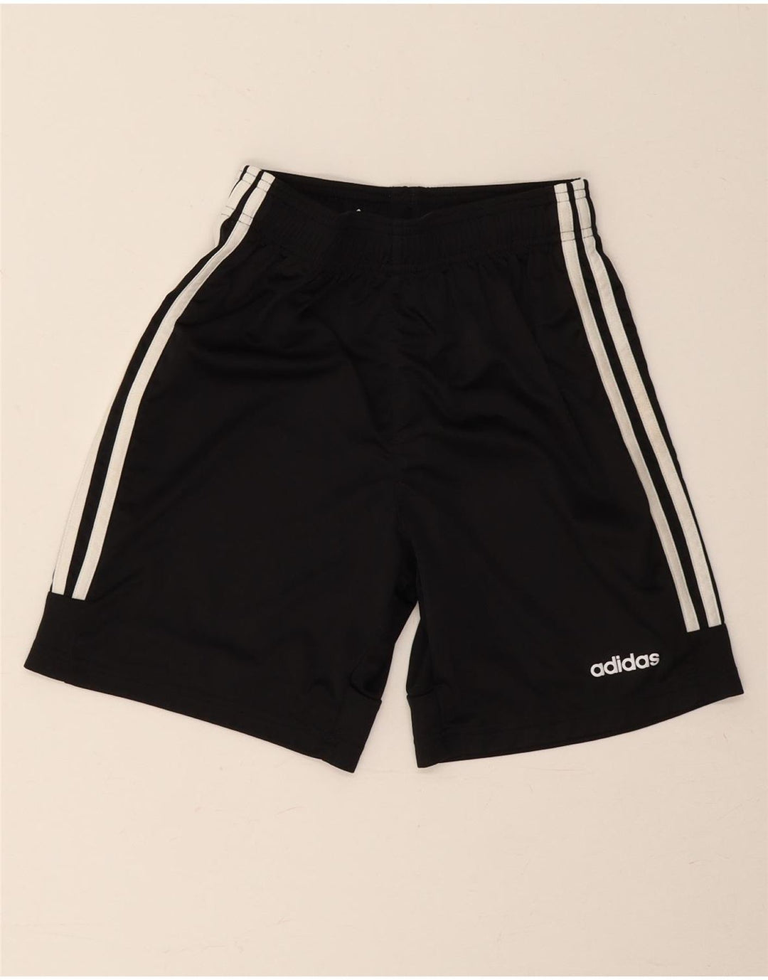 Pantaloncini sportivi Adidas Climalite da ragazzo 13-14 anni in poliestere nero
