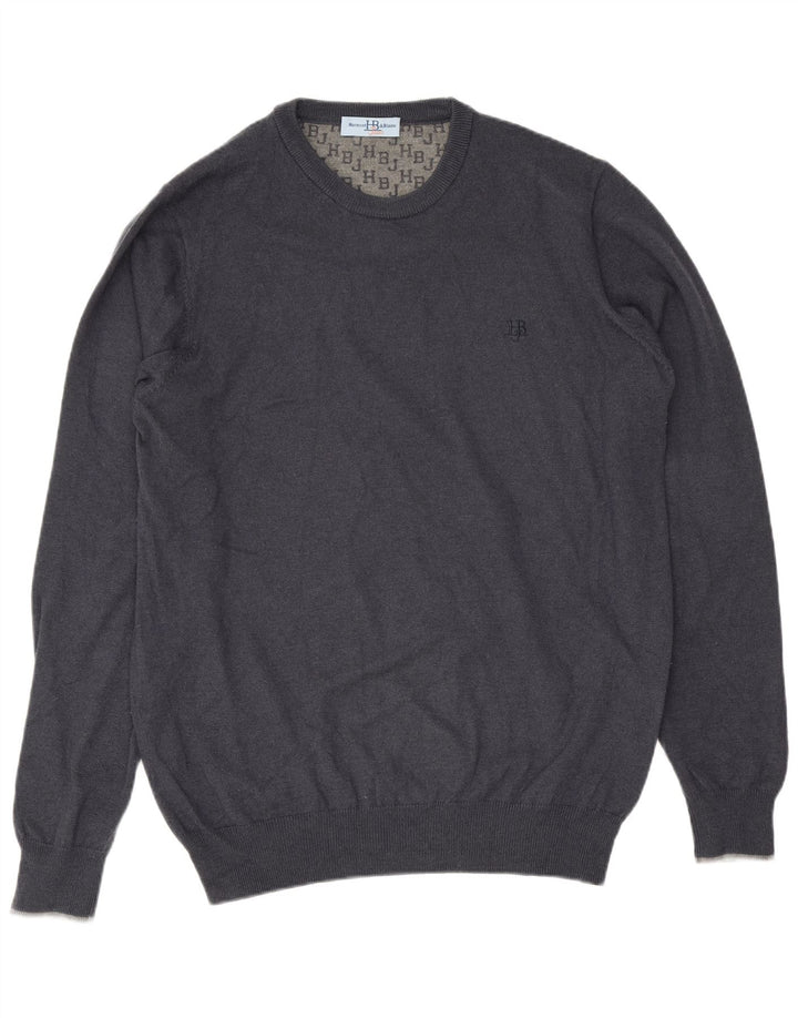 Maglione da uomo girocollo Harmont & Blaine in lana blu navy media