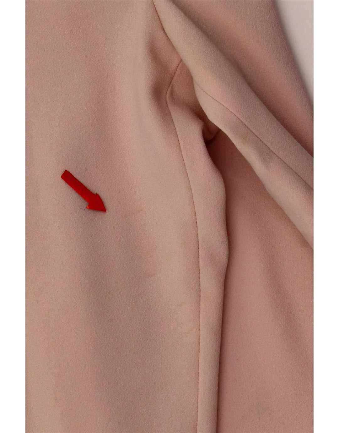 Pantaloni chino slim da donna Zara piccoli W27 L26 poliestere rosa