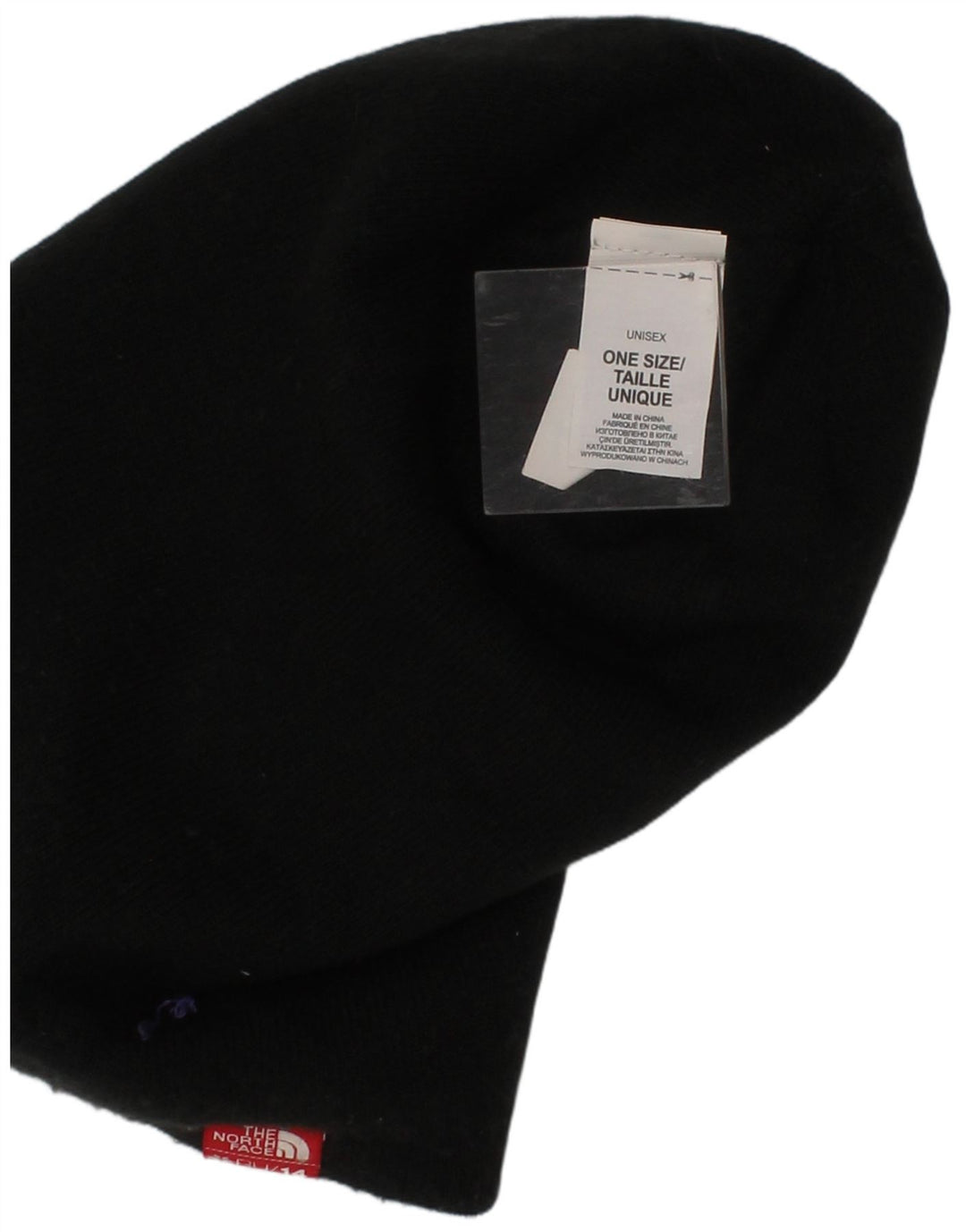 Berretto in maglia da uomo The North Face, taglia unica, in acrilico a strisce nere
