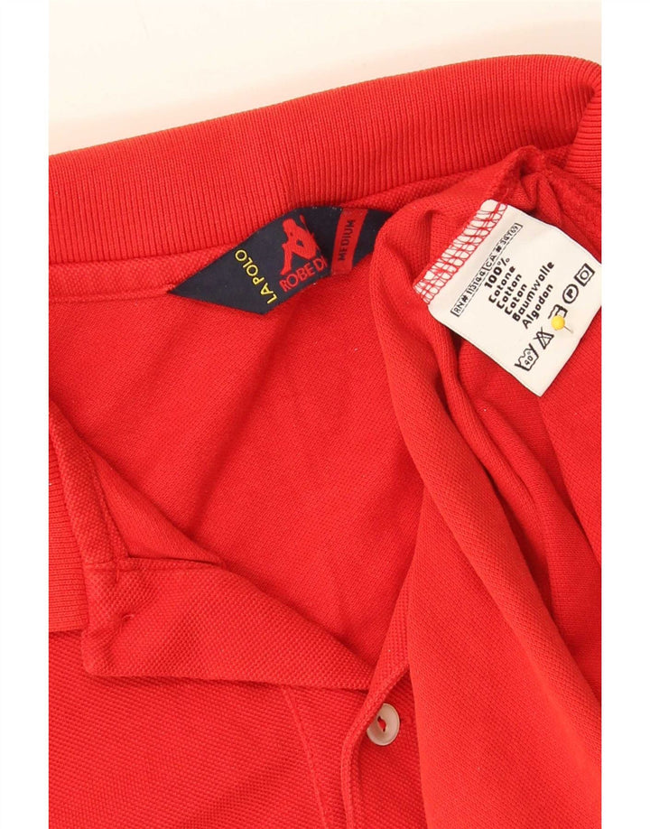Polo Kappa Uomo Rosso Medio In Cotone