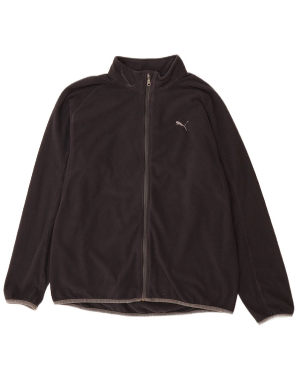 Giacca in pile da uomo Puma UK 42 XL Blu navy