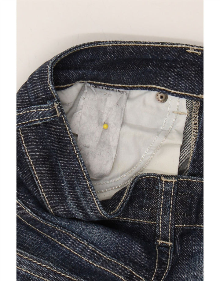 CALVIN KLEIN Womens Slim Jeans W27 L31 Navy Blue Vintage Calvin Klein and Second-Hand Calvin Klein from Messina Hembry 