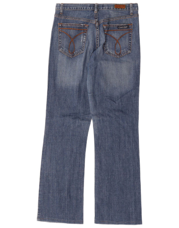 Jeans Bootcut da donna Calvin Klein US 6 medio W32 L31 cotone blu