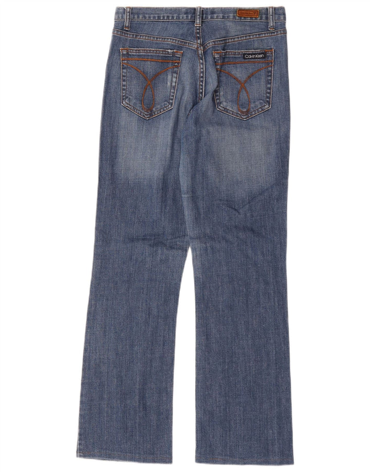 Jeans Bootcut da donna Calvin Klein US 6 medio W32 L31 cotone blu