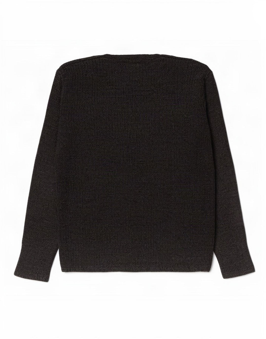 Top Zara da uomo a maniche lunghe in cotone blu navy medio
