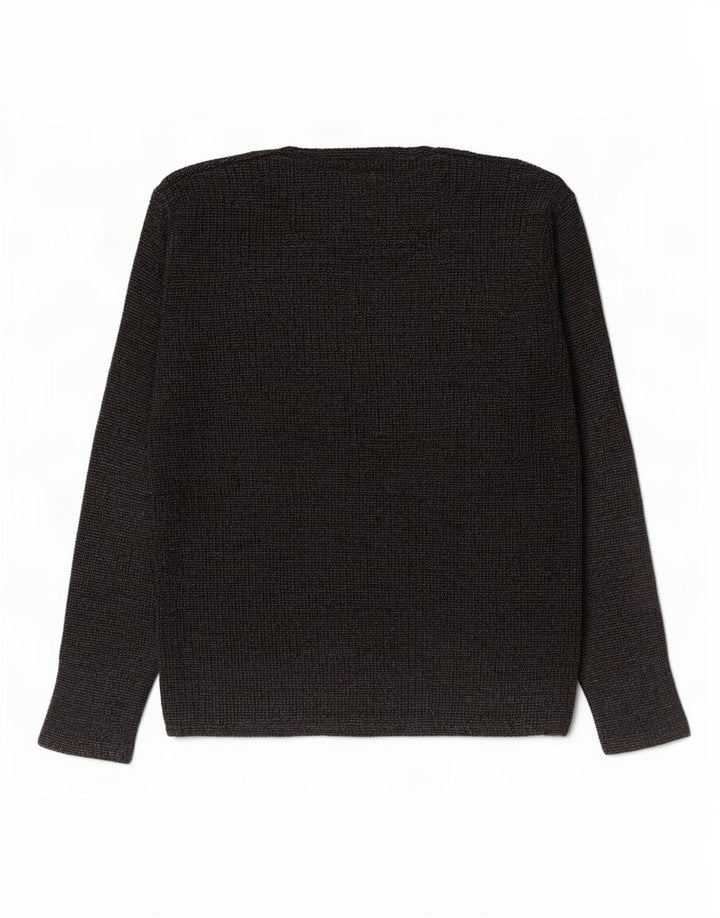 Top Zara da uomo a maniche lunghe in cotone blu navy medio