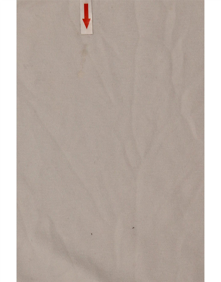Polo da uomo Ted Baker taglia 5 XL in viscosa bianca