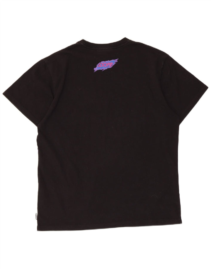 T-shirt grafica da uomo Octopus Top nera media