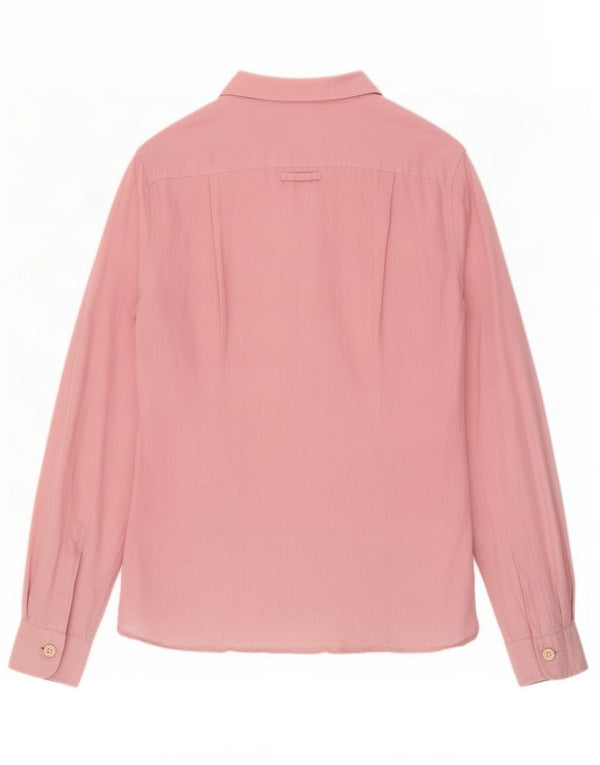 Camicia da donna Timberland UK 10 Small Pink Linen