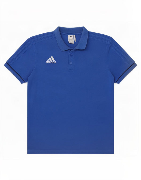 Polo Adidas da uomo grande blu