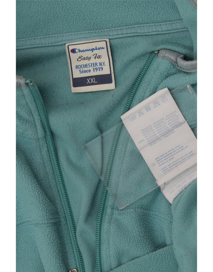 Giacca in pile Champion da donna Easy Fit UK 20 2XL poliestere blu