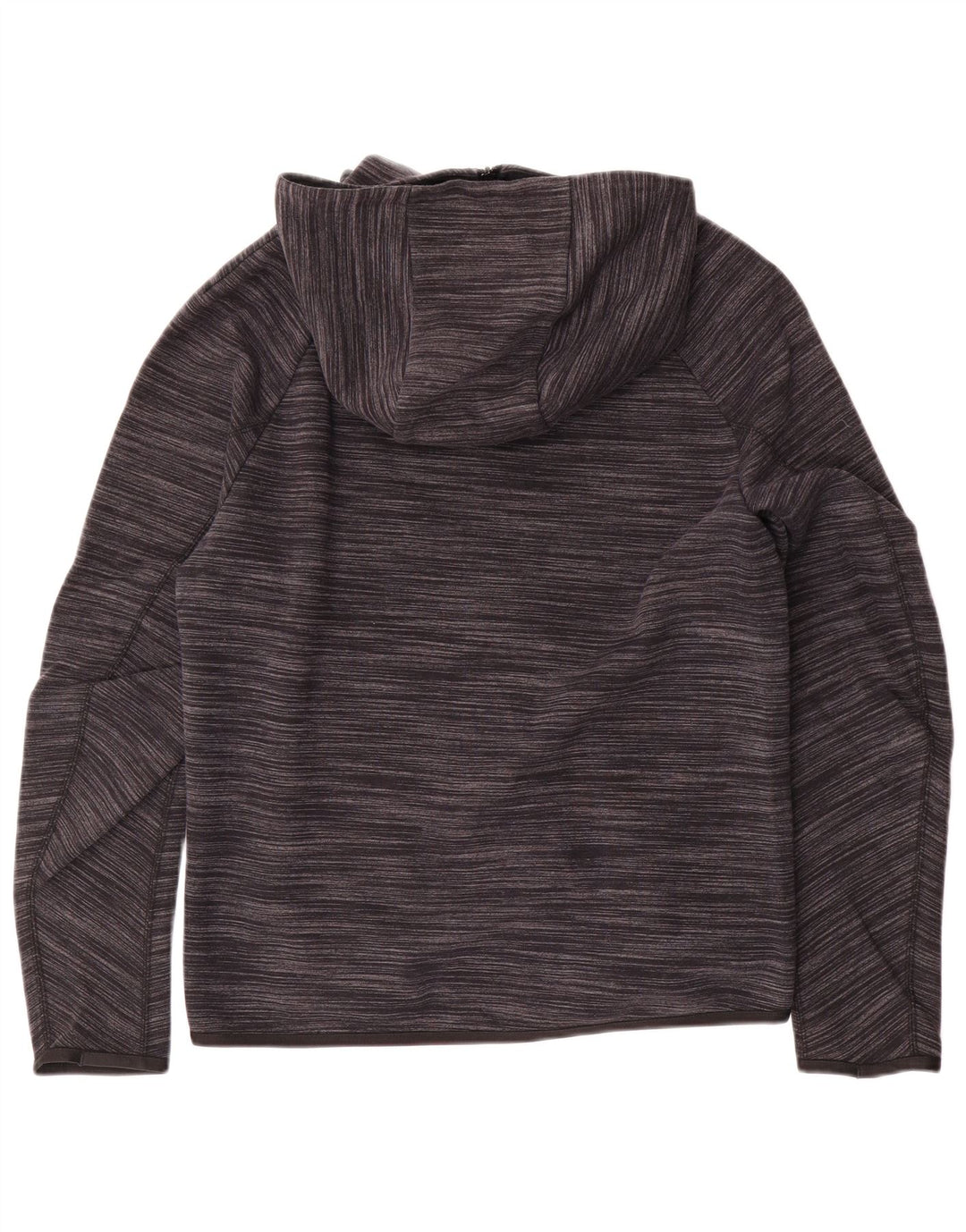 Felpa con cappuccio e zip Nike da uomo, piccola, in cotone grigio screziato