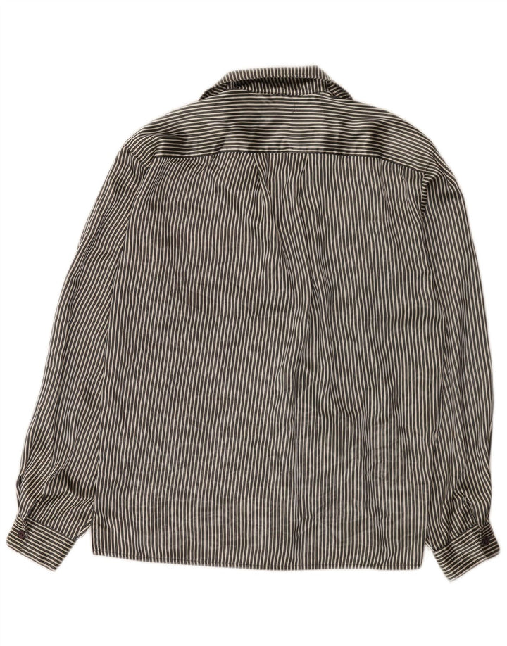 Camicetta da donna Windsmoor US 10 Poliestere a righe grandi grigie