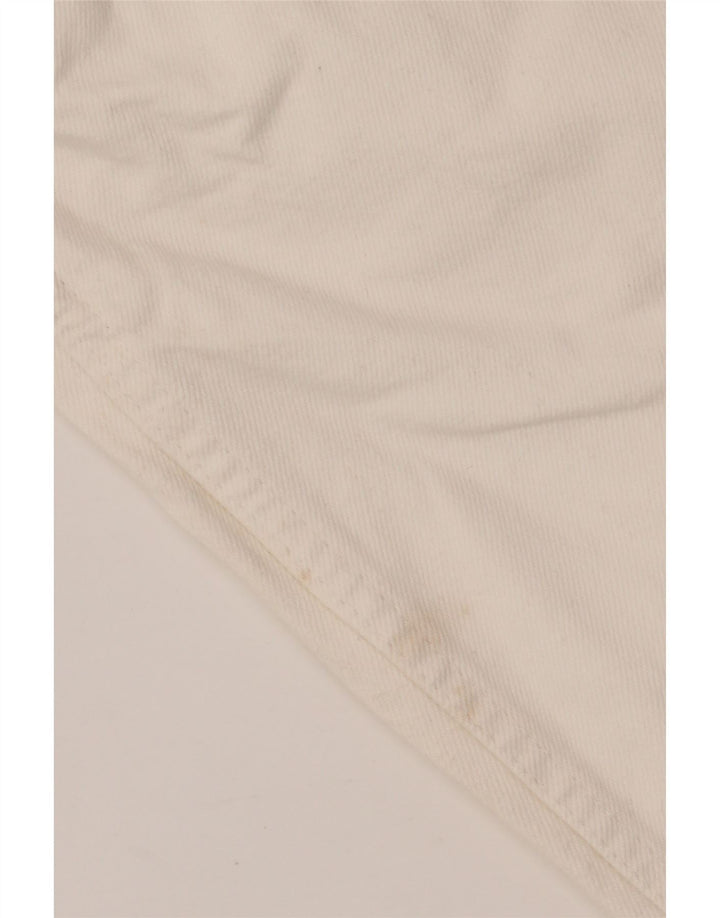 WRANGLER Mens Oregoni Straight Jeans W36 L28 White Cotton