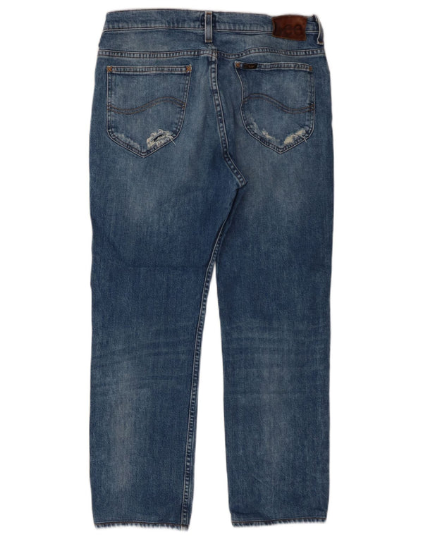 Jeans dritti da uomo Lee Rider W34 L26 cotone blu