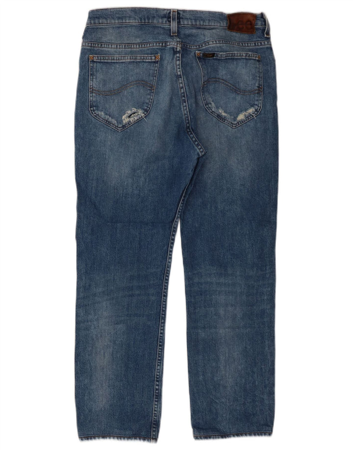 Jeans dritti da uomo Lee Rider W34 L26 cotone blu
