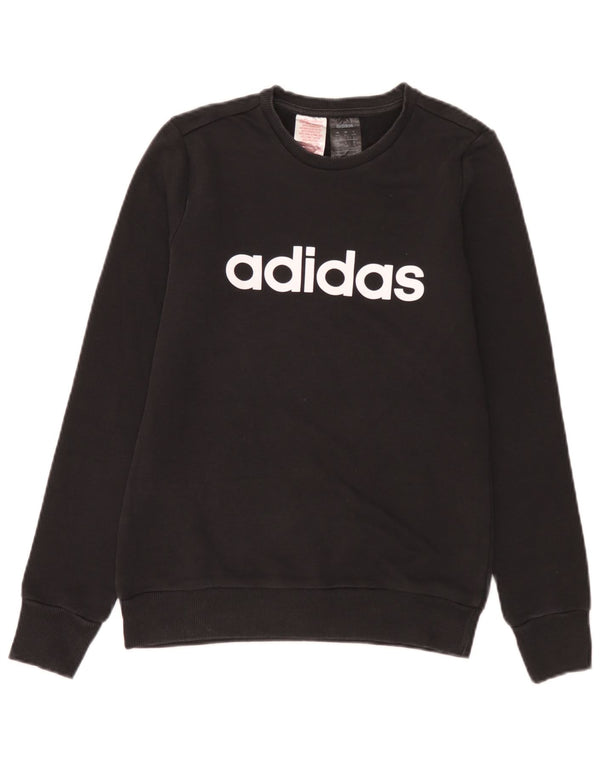 Felpa grafica Adidas da ragazzo 14-15 anni XL in cotone nero