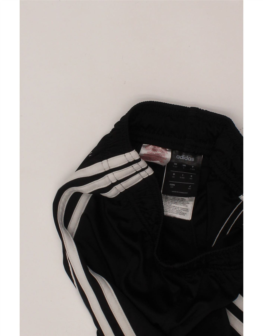 Pantaloncini sportivi ADIDAS da bambino 9-10 anni in poliestere nero