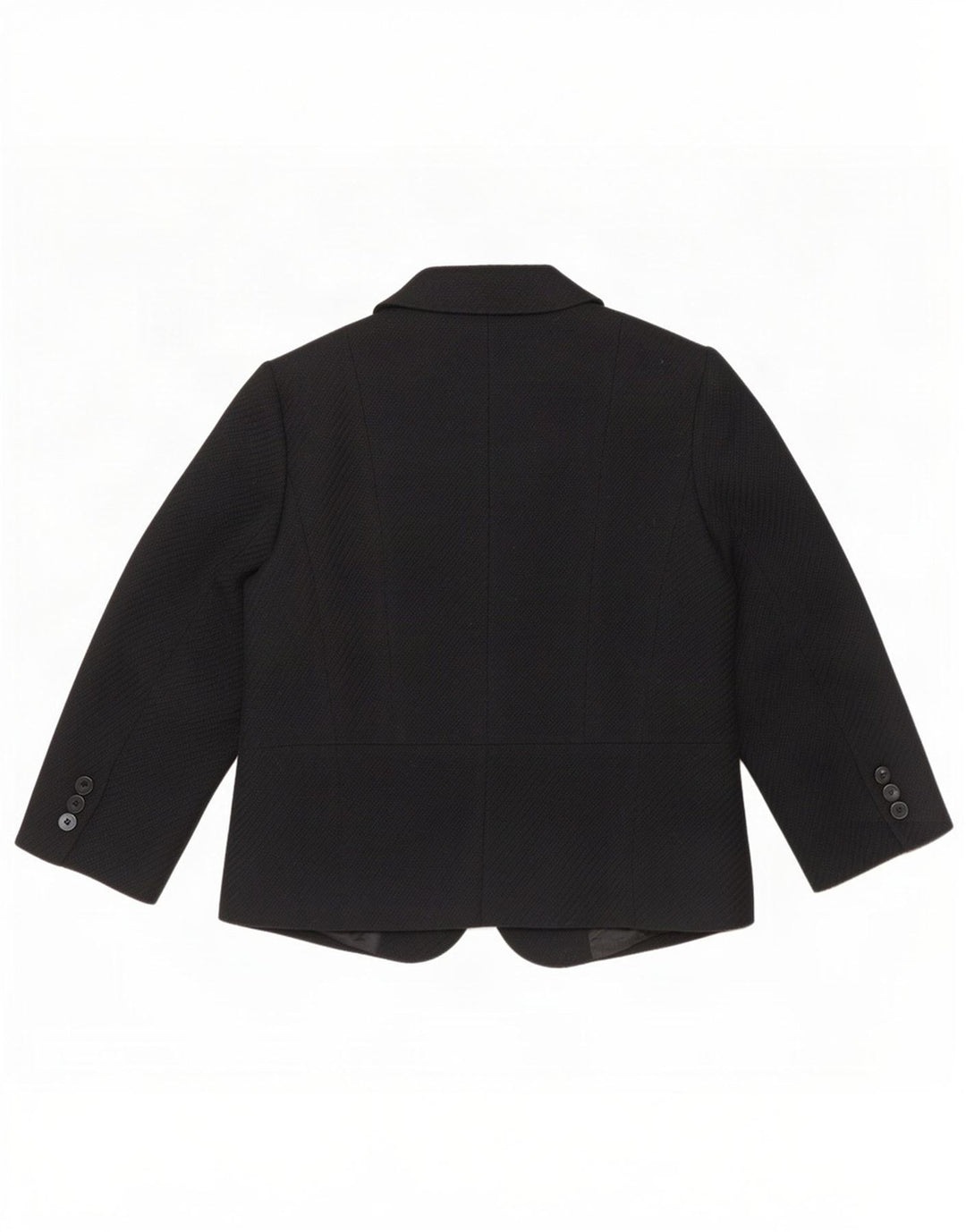 Giacca blazer da donna a 5 bottoni con maniche a 3/4 Marks & Spencer UK 16 grande nera