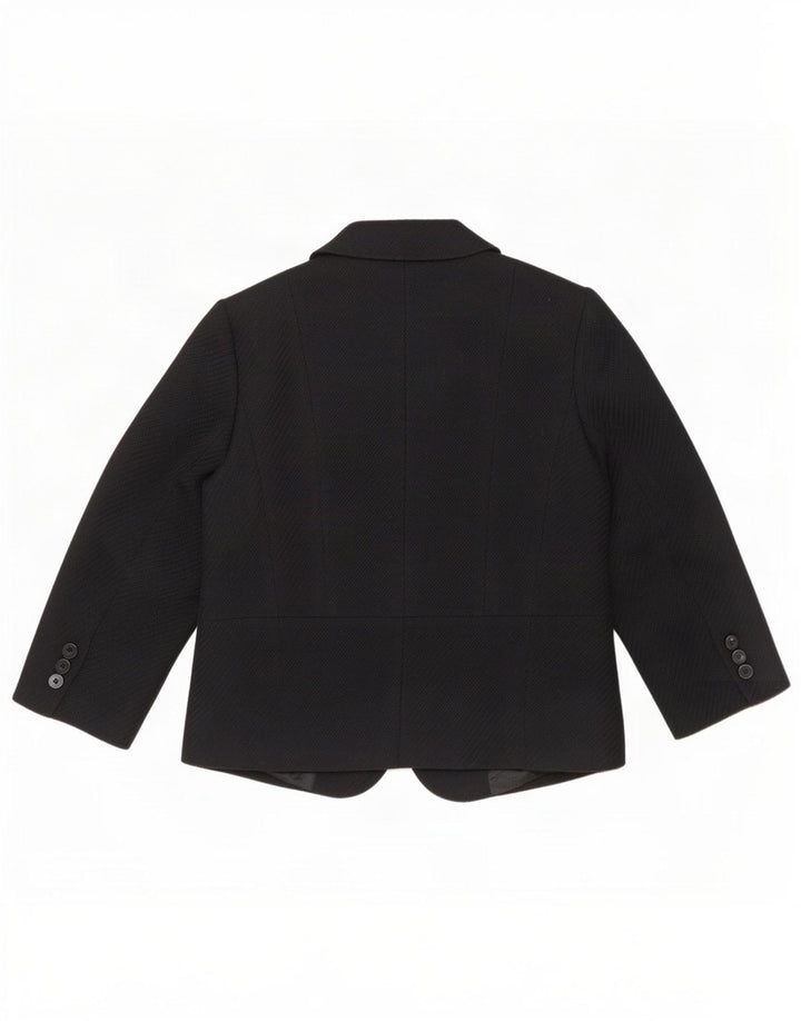 Giacca blazer da donna a 5 bottoni con maniche a 3/4 Marks & Spencer UK 16 grande nera