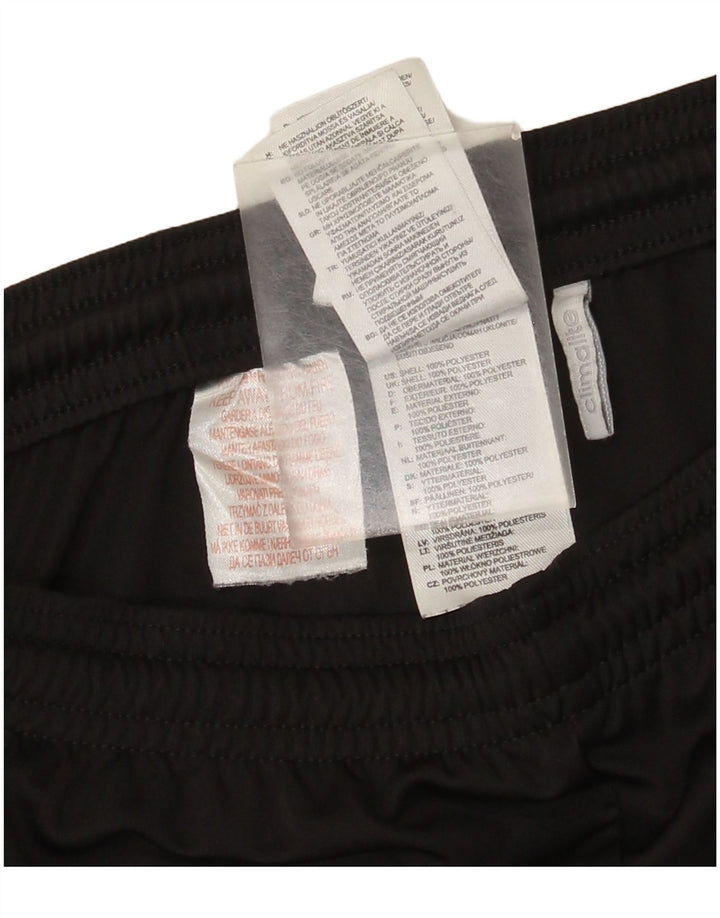 Pantaloncini sportivi Adidas Climalite da ragazzo 12-13 anni Large Nero in poliestere