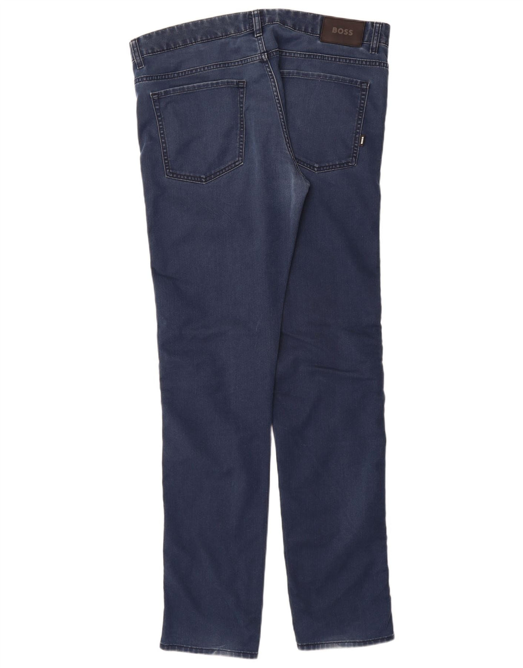 Jeans slim da uomo Hugo Boss W38 L36 cotone blu navy