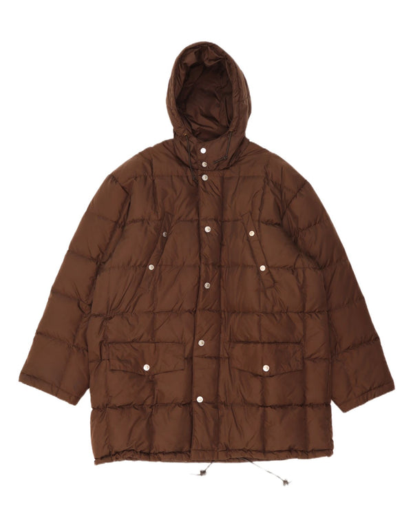 Cappotto imbottito con cappuccio da uomo Killer Loop UK 40 Large Marrone Poliammide