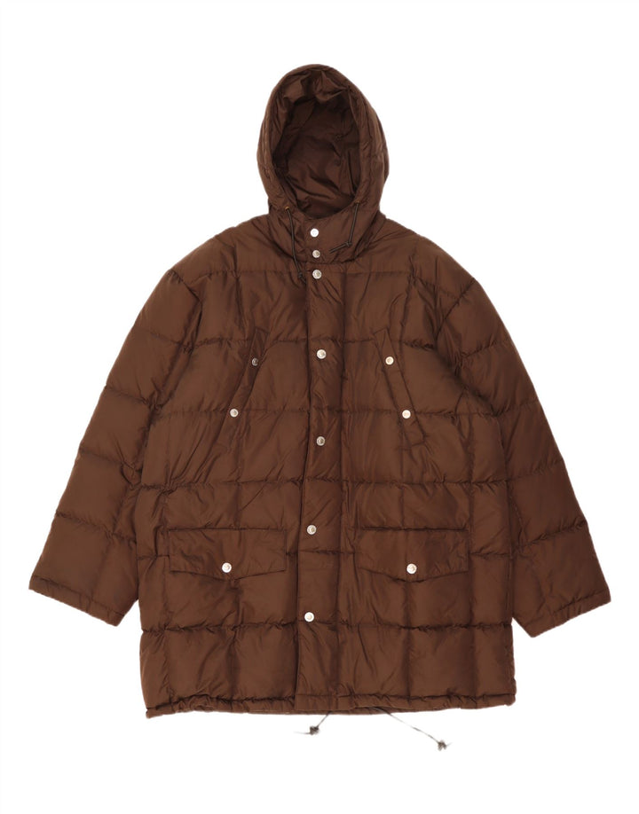 Cappotto imbottito con cappuccio da uomo Killer Loop UK 40 Large Marrone Poliammide