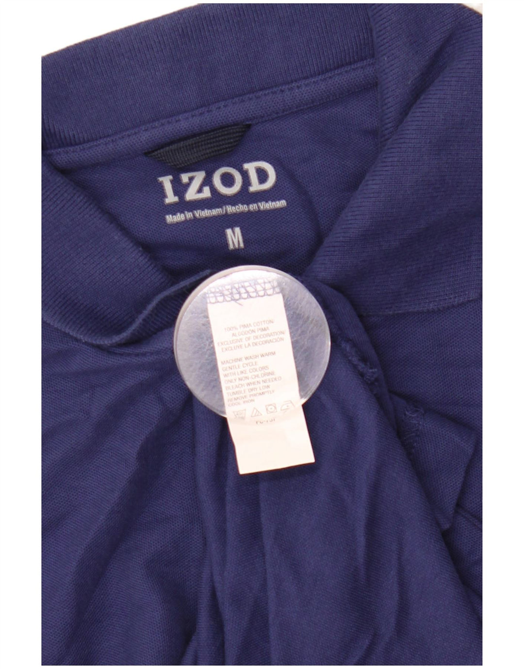 Polo da uomo Izod in cotone blu navy medio