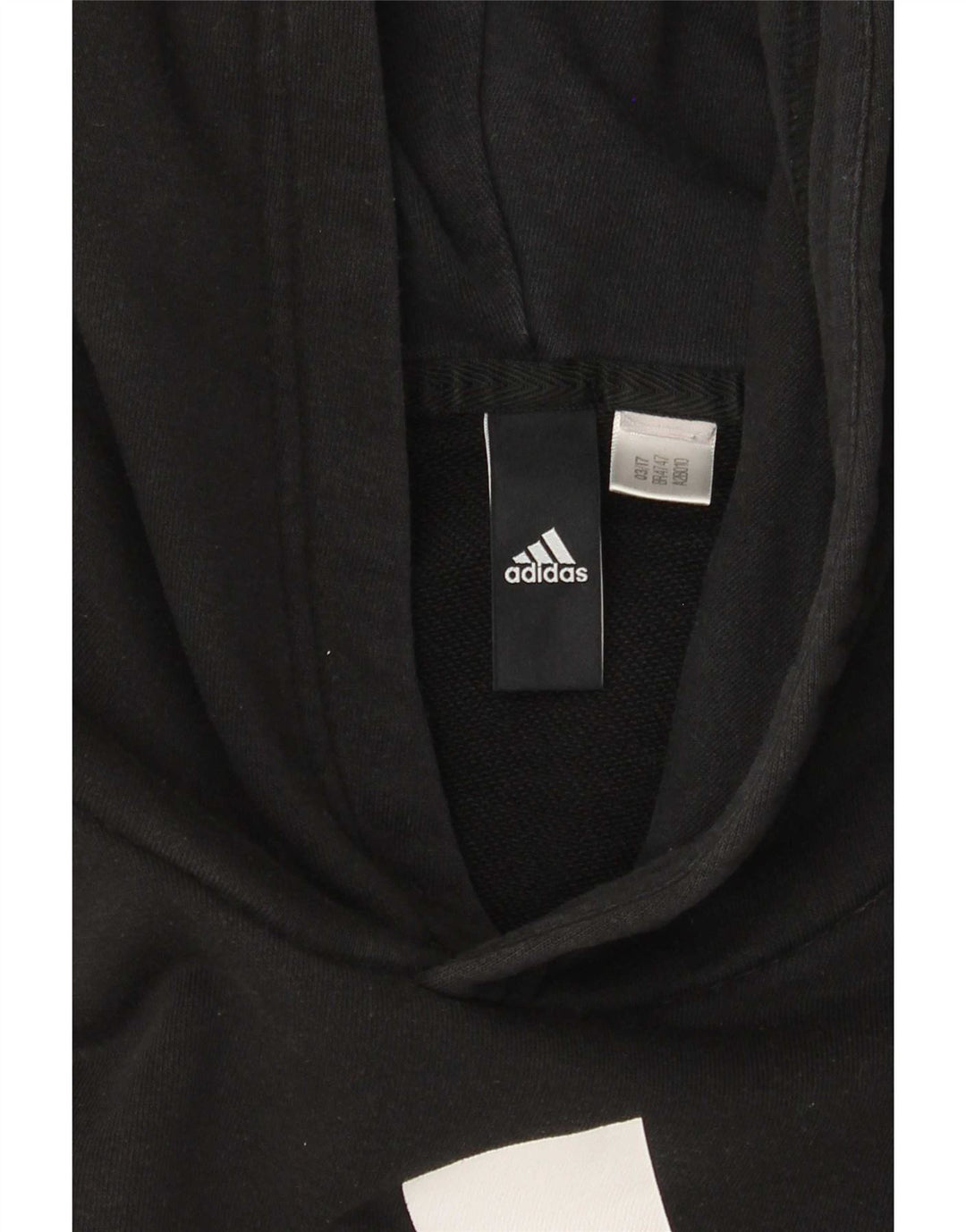 Felpa con cappuccio grafica da uomo Adidas Medium nera