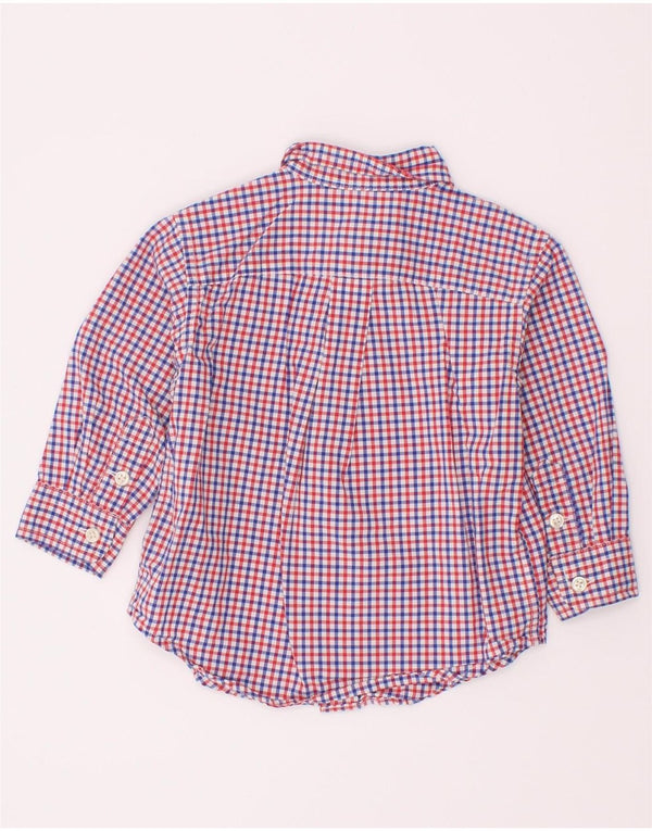 Camicia Ralph Lauren per neonato 9-12 mesi in cotone a quadretti rosso