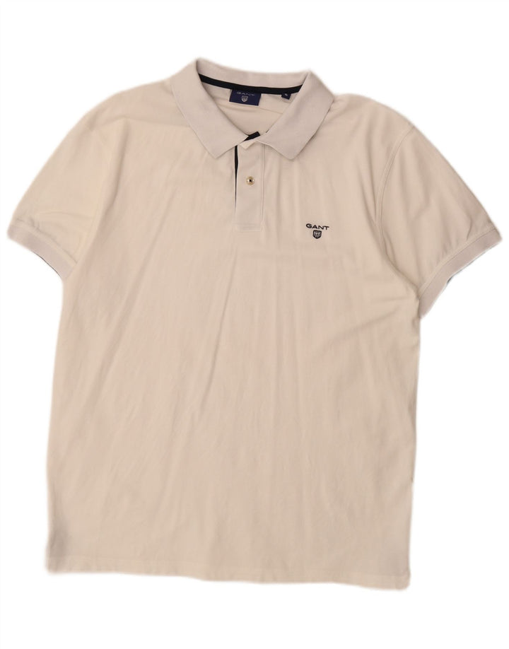 Polo Gant da uomo XL bianca