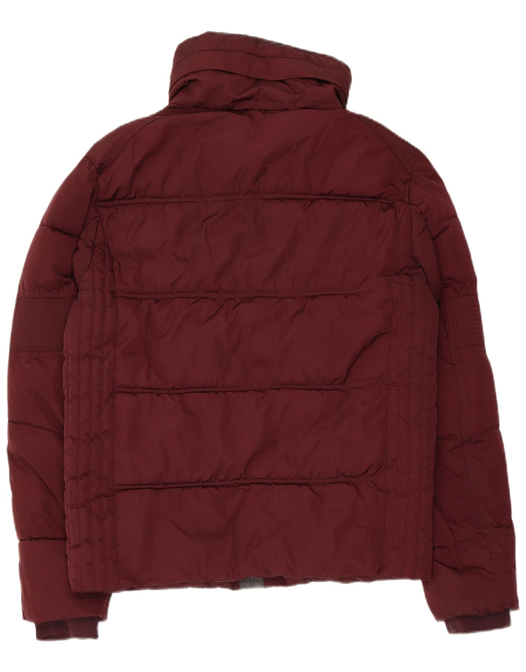 Giacca imbottita da uomo Zara UK 38 poliestere marrone medio