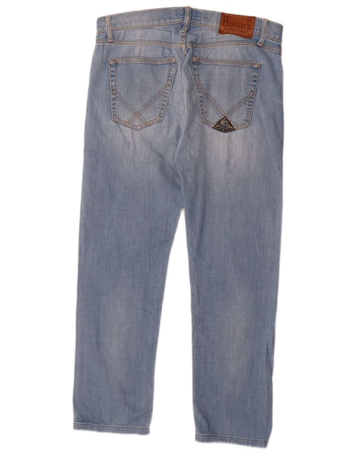 Jeans dritti da uomo Roy Rogers W34 L30 cotone blu