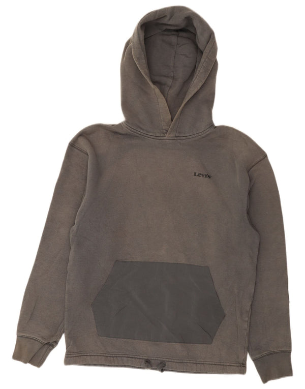 Maglione con cappuccio dalla vestibilità rilassata da uomo Levi's XS grigio
