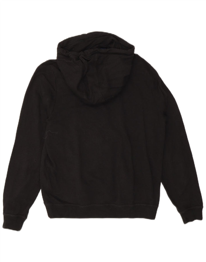 Maglia con cappuccio da donna Nike UK 12 cotone nero medio