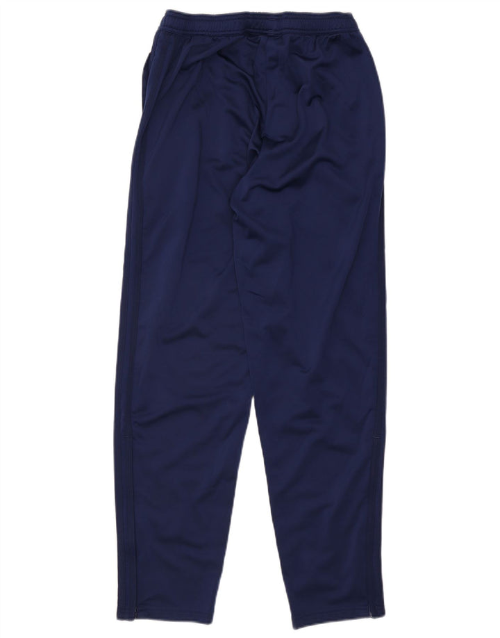 Pantaloni da tuta da uomo Adidas medi in poliestere blu navy