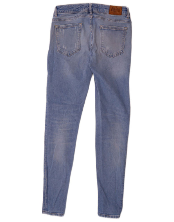Jeans skinny Cassie da donna Superdry W27 L30 cotone blu